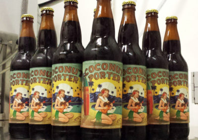 Coconut Porter seasonal release beer bottels