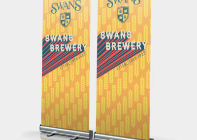 Swans Brewery Pop-Up banners