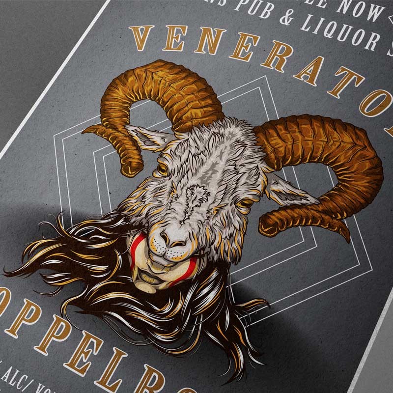 Venerator Beer poster