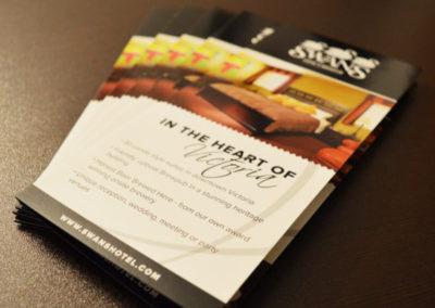 Swans Hotel brochures